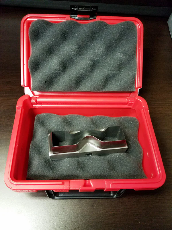 Specimen Die - Tear Sample Cutting Die (ASTM D624 Type B) without Slit for Rubber and Elastomer Testing